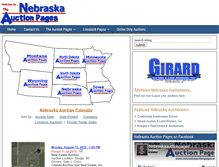 Tablet Screenshot of nebraskaauctionpages.com